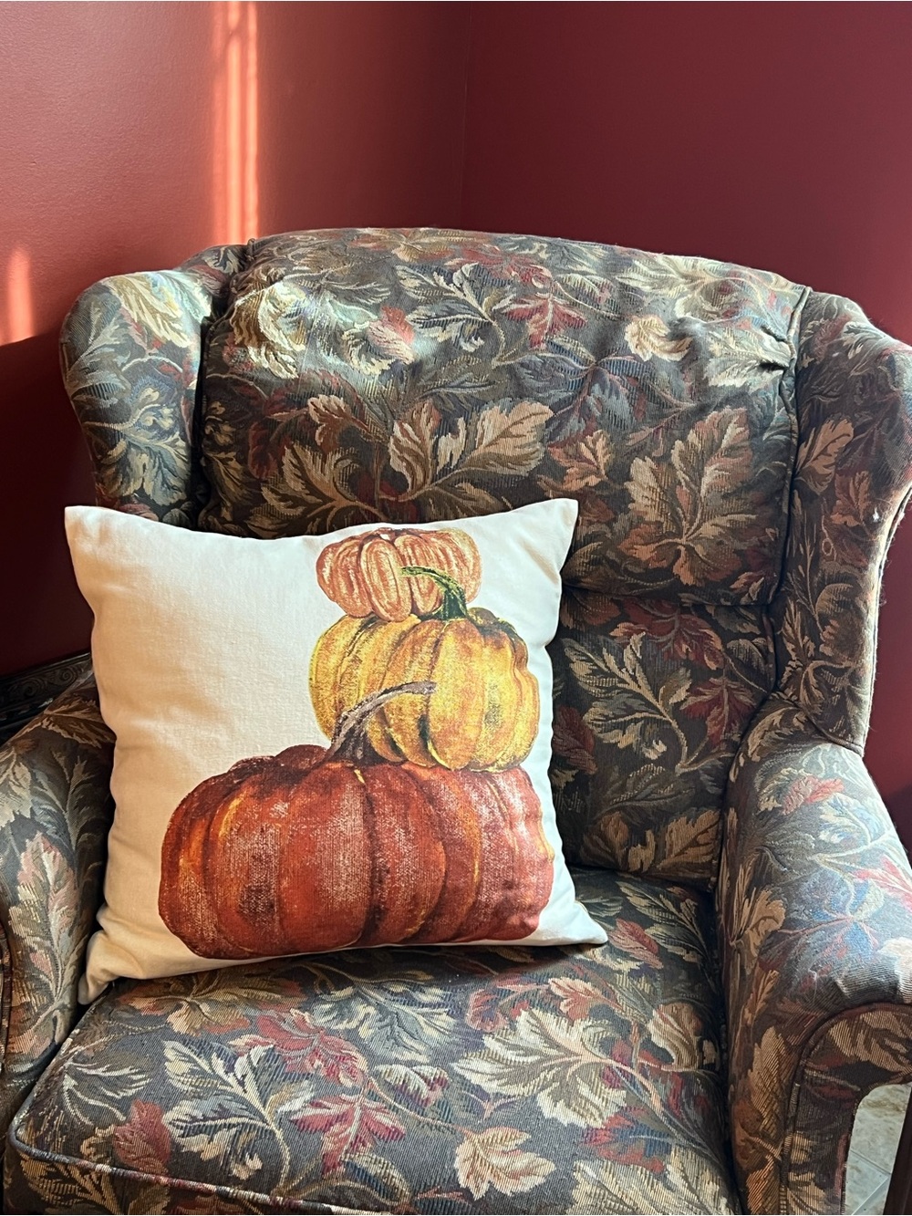 Pottery Barn Stacking Pumpkins Pillow π - Picture 7 of 13